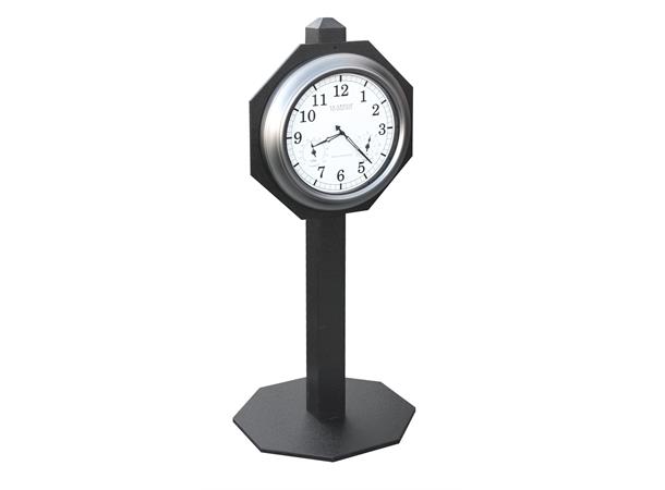 Deluxe Clock-On-Post-Brown SG100110BR